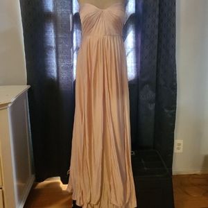 Jenny Yoo Floor Length Strapless Dress